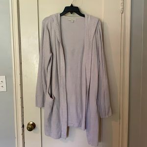 Hooded Barefoot Dreams Cardigan